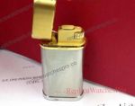 Cartier Lighter Replica - Yellow Gold Silver Lighter For Mens